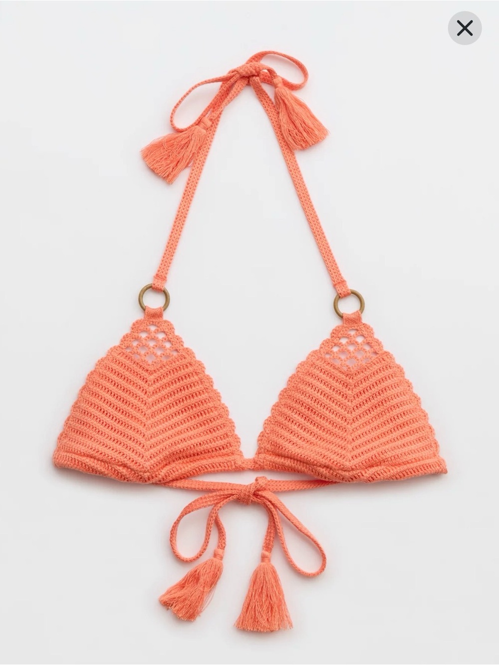 Sunset Crochet Dream – Aerie Bikini Top (New With Tag)” XL
